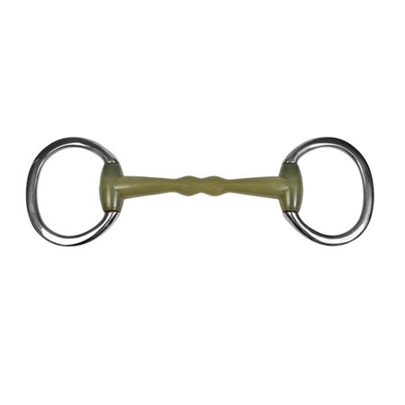 JACKS Jacks 763-5 Apple Flexible Shaped Eggbutt Snaffle Bit - 5 in. 763-5